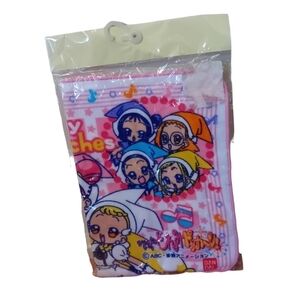 BNIB Japan Y2K Ojamajo Doremi Dokken Handkerchief Towel‎ "Pretty Witches" Anime